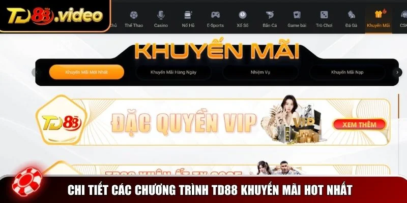 Chi tiết các chương trình TD88 khuyến mãi hot nhất đang diễn ra